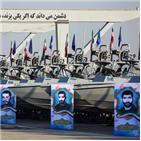 고속단정,이란,혁명수비대,무장,군함