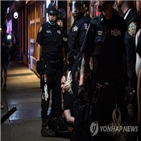 경찰관,뉴욕,사건,시위