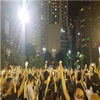 홍콩,중국,홍콩보안법,시위,국가법,톈안먼