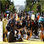 시위,경찰,워싱턴,흑인,분위기,플로이드,지역