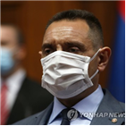 세르비아,확진,코로나19,국방부,신규