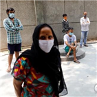 확진,인도,하루,기록