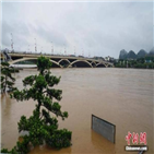 중국,폭우,기간