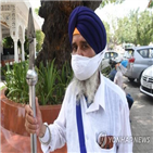 뉴델리,확진,하루,인도