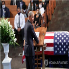 대통령,루이스,의원,트럼프,장례식,전직