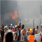 레바논,폭발,시위,시위대,베이루트,참사,경찰