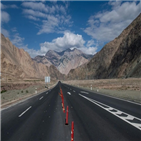파키스탄,중국,카슈미르,인도,지역,고속도로,잠무
