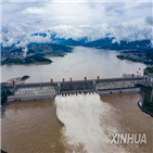 홍수,창장,중국