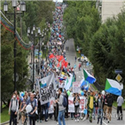 주지사,당국,하바롭스크,시위,러시아
