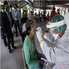 한국인,자카르타,확진