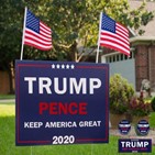 소년,자전거,트럼프,팻말