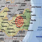 지진,북동부,브라질,규모,피해