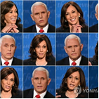 토론,후보,부통령,대통령,펜스,트럼프,해리스