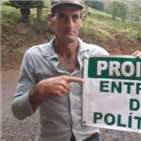 정치인,선거,브라질,팻말,농부,지역