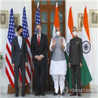 인도,중국,미국,협력,장관,폼페이,이날,안보