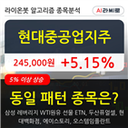 현대중공업지주,주가,보이