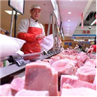 상승률,하락,중국,지난달,가격,대비,돼지고기