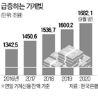 증가폭,가계대출,가계신용,가계