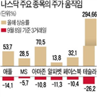 주가,테슬라,중국,투자자,기업,급등,애플,아마존,기술주,회장