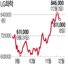 배터리,LG화학,주가,조정,증권사