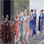 중국,노년층,패션,홍보