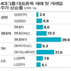 종목,시총,합계,이날,그룹,현대차,미래,집중