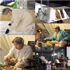 박은석,텐트,캠핑,혼자