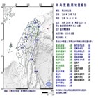 지진,대만,규모