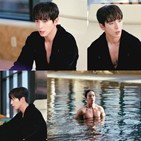 정용화,오인범,퇴마,대박부동산,수영장,사기꾼,장면