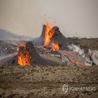 화산,용암,아이슬란드,폭발,분출