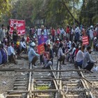 미얀마,절반,인구,쿠데타,빈곤,상황,내년