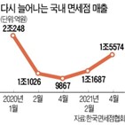 매출,면세점,증가,내국인