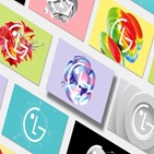 LG,미래,얼굴,브랜드,심벌마크