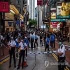 홍콩,시위,송환법,반대,경찰,기념,운동,시민