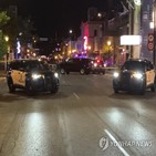 경찰,차량,시위대