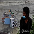 네팔,지역,현지,부탄,홍수