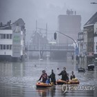 폭우,독일,유럽,지역,홍수,벨기에,집중,영국