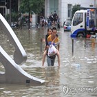 정저우,폭우,중국