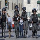 충돌,팔레스타인,이스라엘,경찰,주민