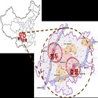 지역,중국,충칭,청두,경제권,도시,서부