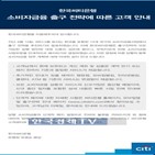 소비자금융,한국씨티은행,폐지,단계,전체