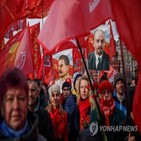 러시아,붉은광장,혁명,코로나19,모스크바,기념행사