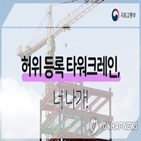 등록,장비,허위,타워크레인,연식