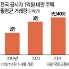 법인,1억,미만,공시가,지난해,주택,아파트