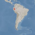 페루,지진,규모,진앙