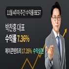 수익률,주간,한국경제,박찬홍