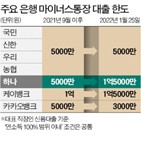 한도,신용대출,마이너스통장,은행,대출,하나은행