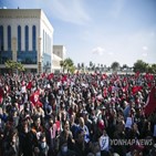 대통령,시위,튀니지,사이에드,아랍,비판,사법부