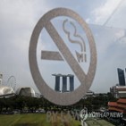 싱가포르,흡연,금지,담배,공원