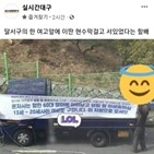 현수막,혐의,입건